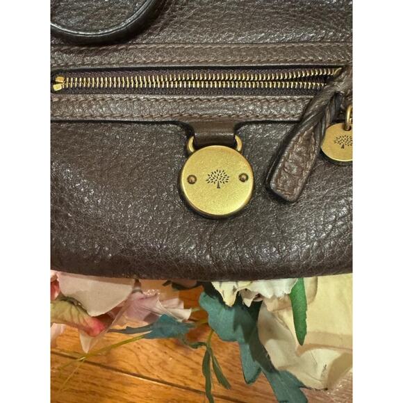 MULBERRY LEATHER WRISTLET (600 - Picture 2 of 8